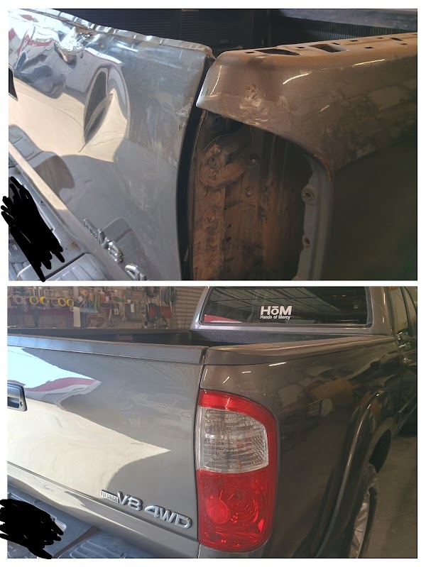 Auto Paint Saint before and after