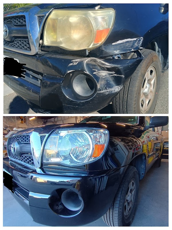 Auto Paint Saint before and after