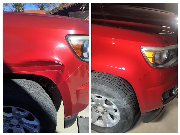 Auto Paint Saint before and after